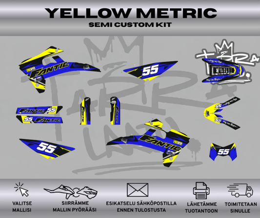 YELLOWMETRIC Fantic 50 & 125 2017-2020 Tarrasarja