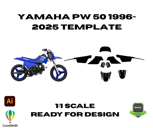 Yamaha PW 50 1996-2025 Template