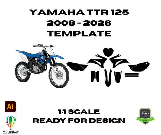 Yamaha TTR 125 2008 - 2026 Template