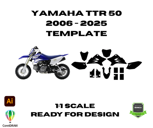 Yamaha TTR 50 2006 - 2025 Template