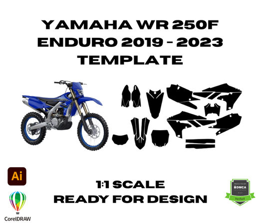 Yamaha WR 250F Enduro 2019 - 2023 Template