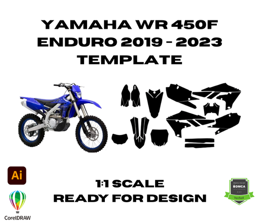 Yamaha WR 450F Enduro 2019 - 2023 Template