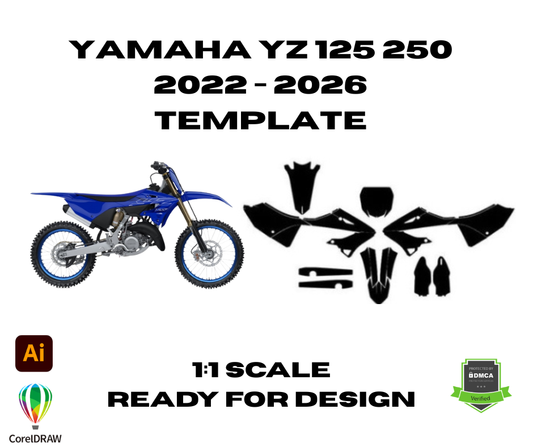 Yamaha YZ 125 250 2022 - 2026 Template