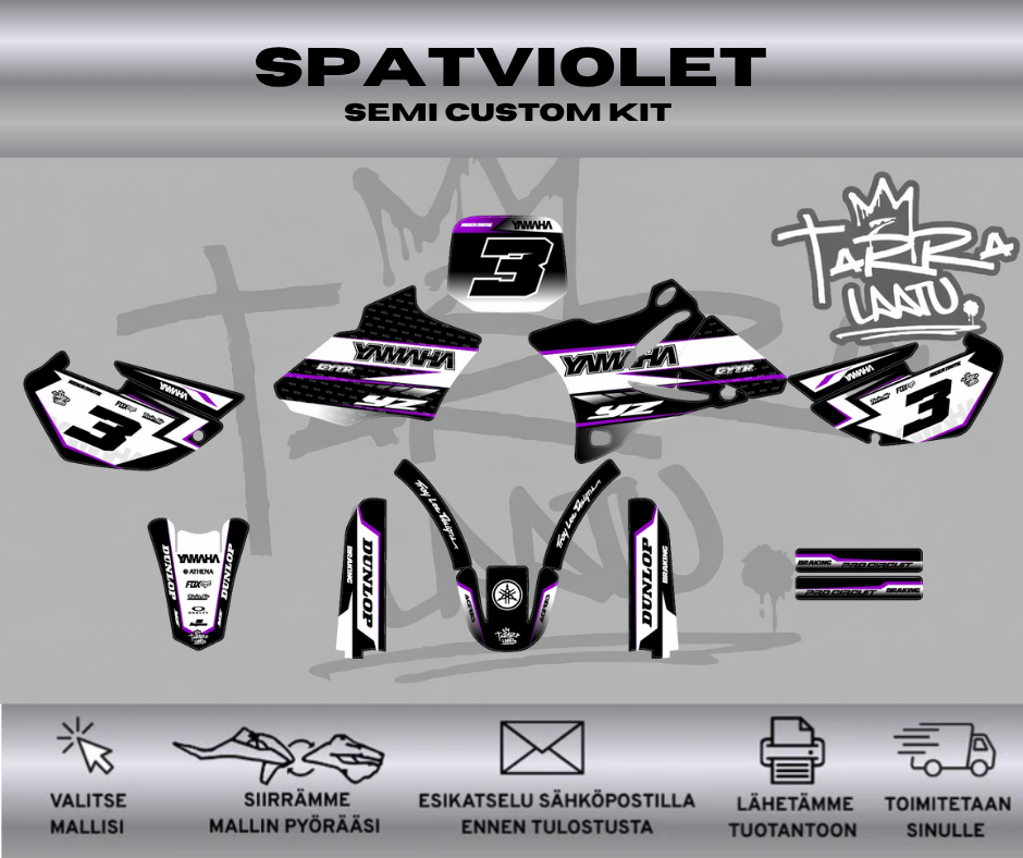 SPATVIOLET Yamaha YZ 85 2002-2014 Tarrasarja