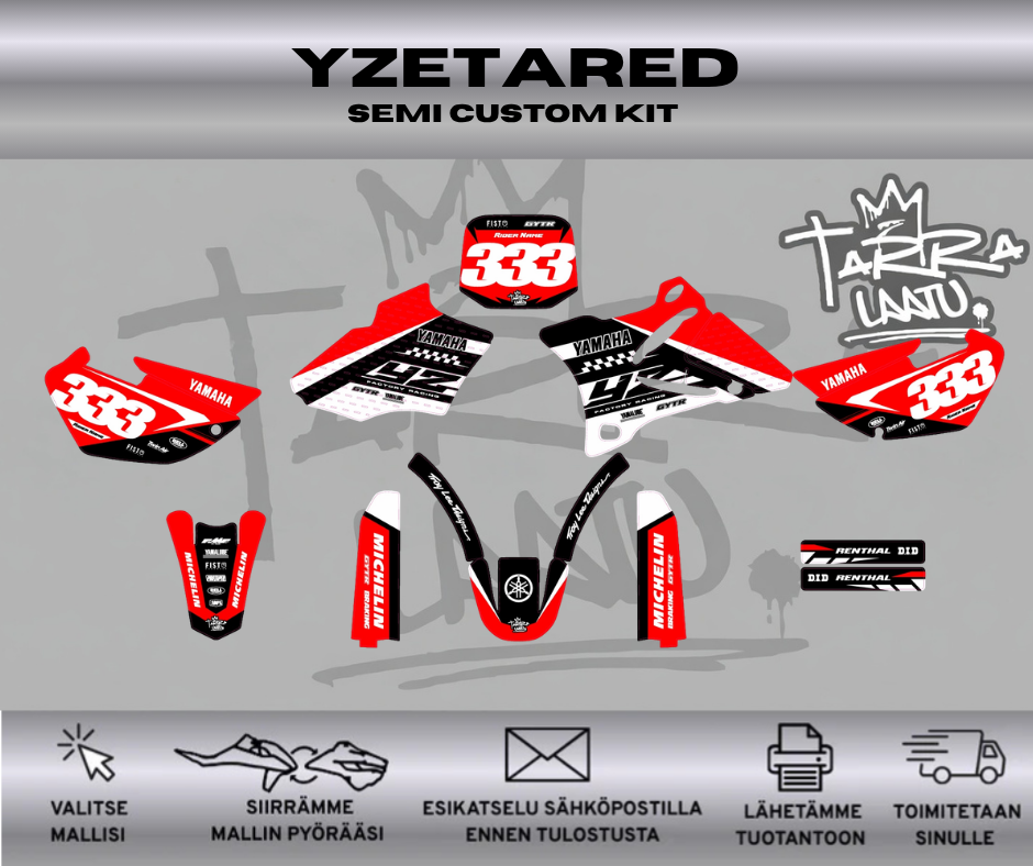 YZETARED Yamaha YZ 85 2002-2014 Tarrasarja