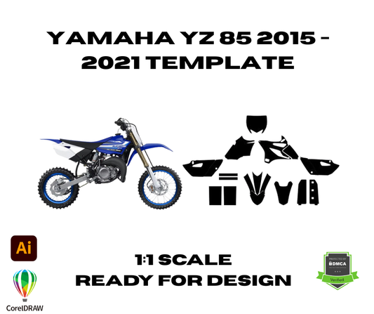 Yamaha YZ 85 2015 - 2021 Template