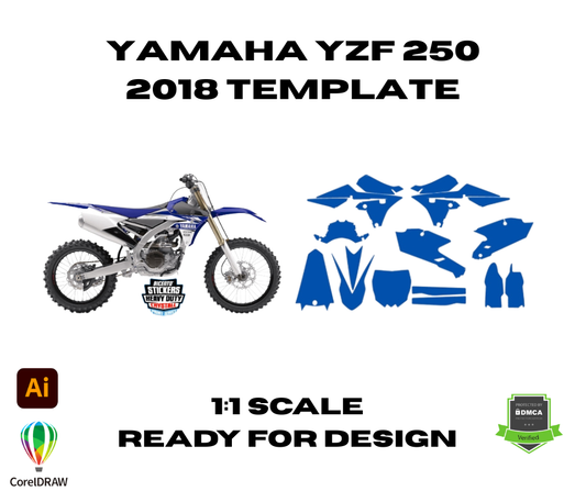 Yamaha YZF 250 2018 Template