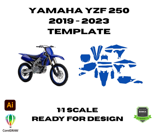 Yamaha YZF 250 2019 - 2023 Template