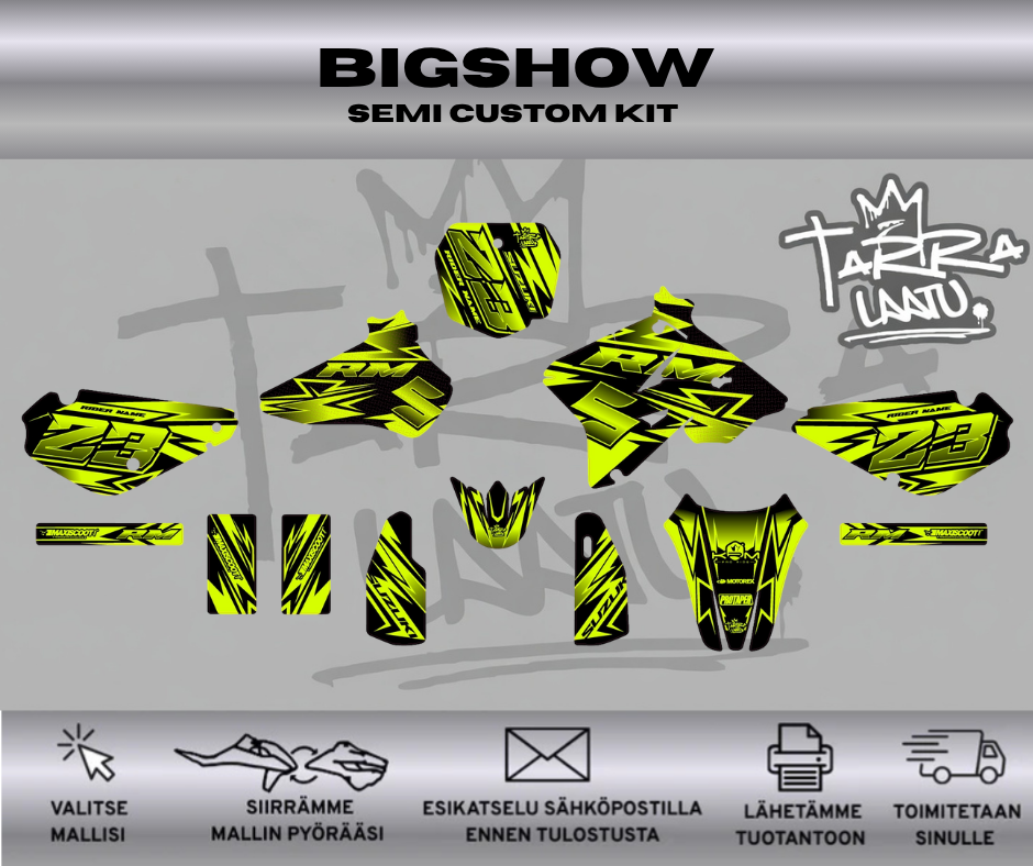 BIGSHOW Suzuki RM 85 2002-2021 Tarrasarja