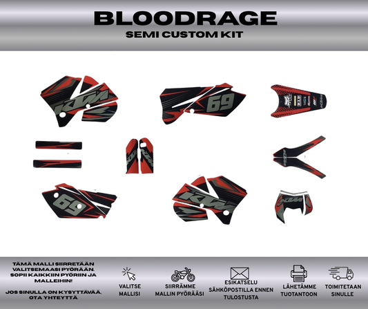 BLOODRAGE KTM EXC / EXC-F 2005-2007 Tarrasarja