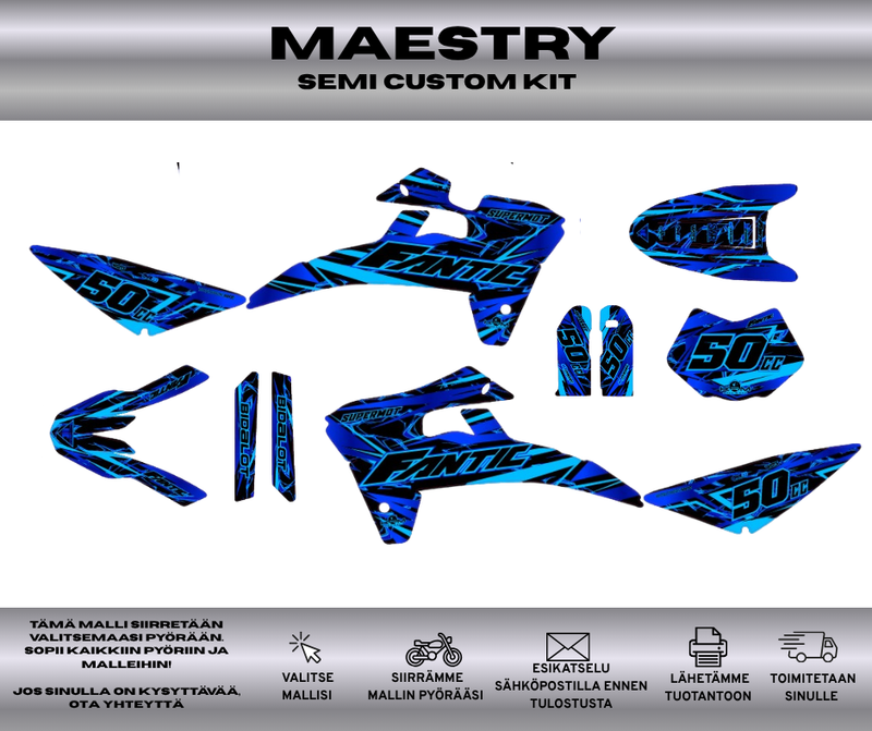 MAESTRY Fantic 50 & 125 2017-2020 Tarrasarja