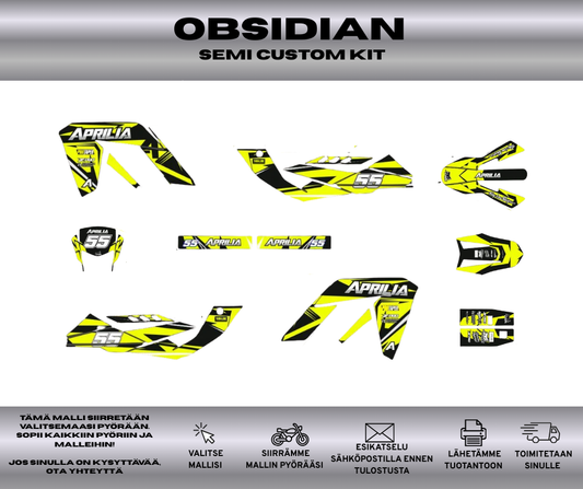 OBSIDIAN Aprilia 50 RX / SX 2006 – 2017 Tarrasarja