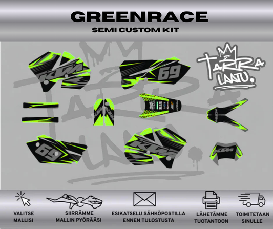 GREENRACE KTM EXC / EXC-F 2005-2007 Tarrasarja
