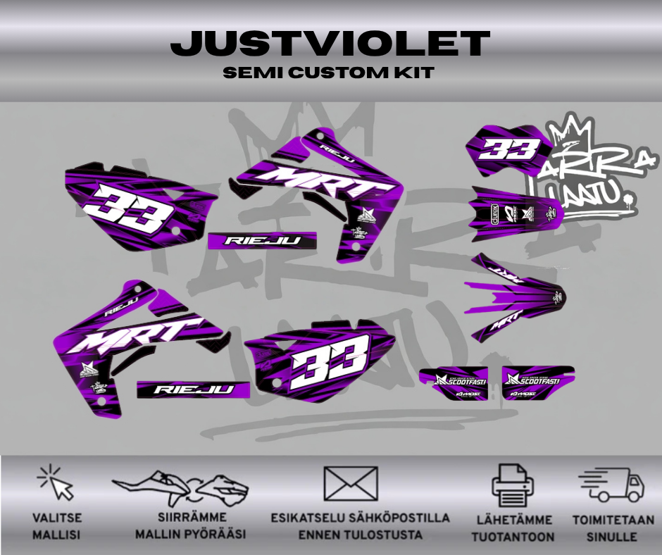 JUSTVIOLET Rieju MRT 50 Tarrasarja