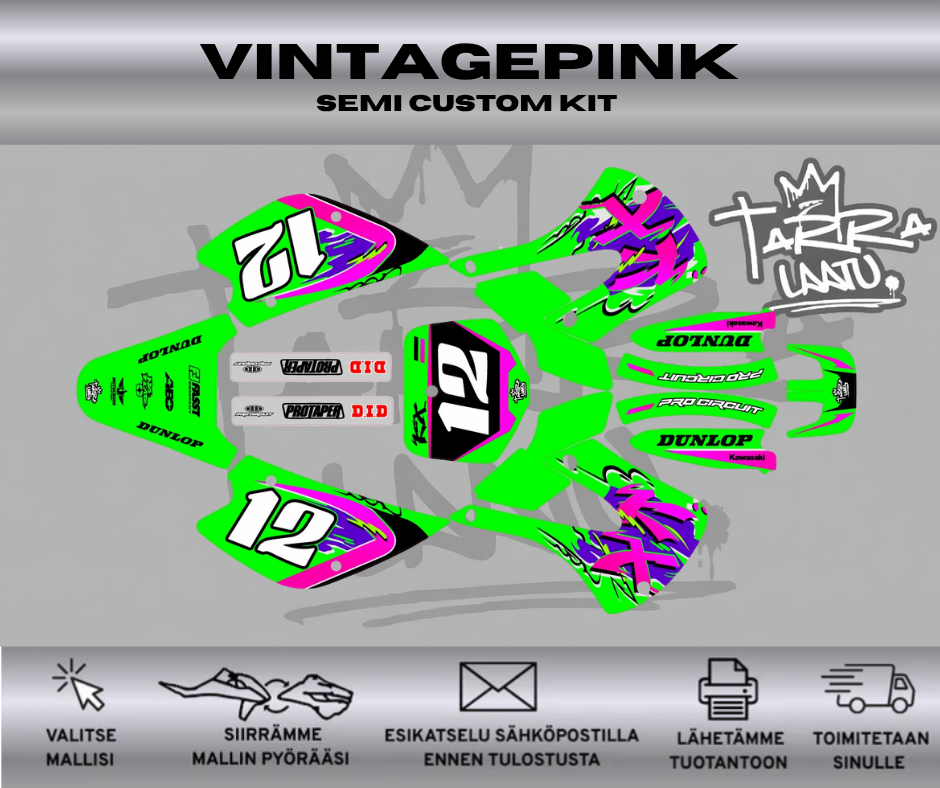 VINTAGPINK kawasaki KX 85 2001-2013 Tarrasarja