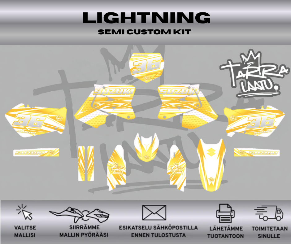 LIGHTNING Suzuki RM 125-250 2001-2008 Tarrasarja