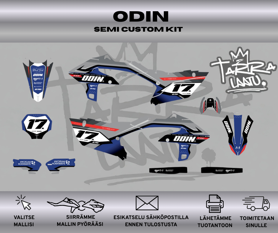 ODIN Yamaha YZF 450 2023-2025 YZF 250 2024 - 2026 Tarrasarja
