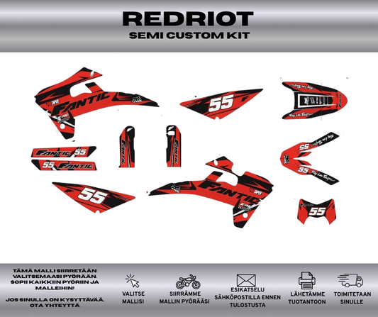 REDRIOT Fantic 50 & 125 2017-2020 Tarrasarja