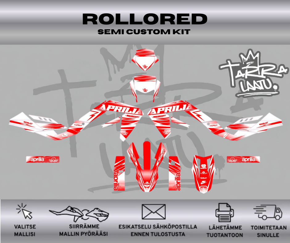 ROLLORED Aprilia 50 RX / SX 2006 – 2017 Tarrasarja