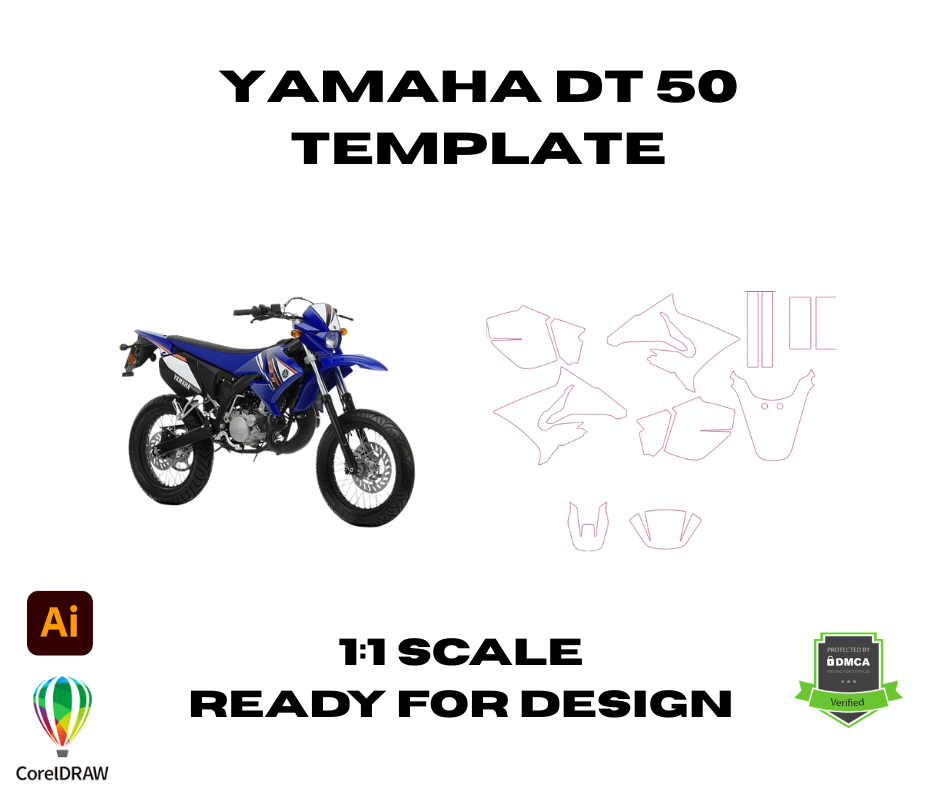 Yamaha DT 50 Template